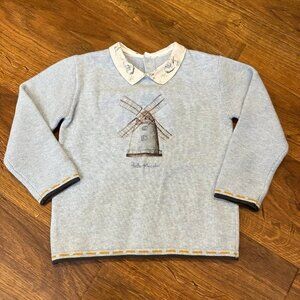 Tutto Piccolo windmill Sweater